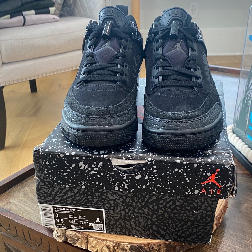 Jordan Spizike Low Men's Black Low Sneakers